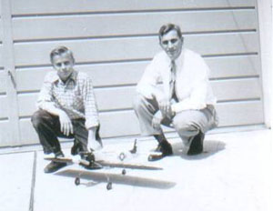 Bob and Dad in Detroit